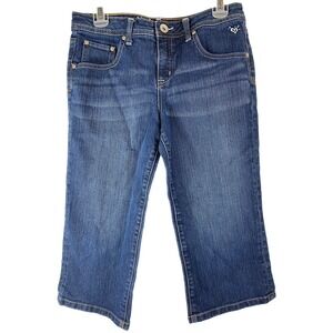 Justice 14.5 Jean Capris Pants 31 x 17 girls denim cropped bottoms